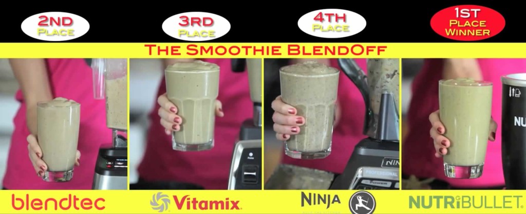 nutribullet vs vitamix vs blendtec vs ninja - smoothie blendoff